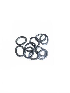 Bag of 10 Twisted Wire Jump Rings Used For Jewelry Making